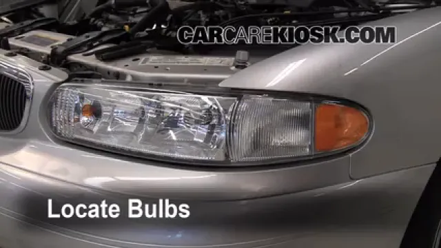 2004 Buick Century Custom 3.1L V6 Éclairage Feu clignotant avant (remplacer l'ampoule)